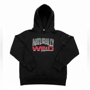 Columbia Boys "Naturally Wild" Bigfoot Hoodie Black Size S (8) NWOT